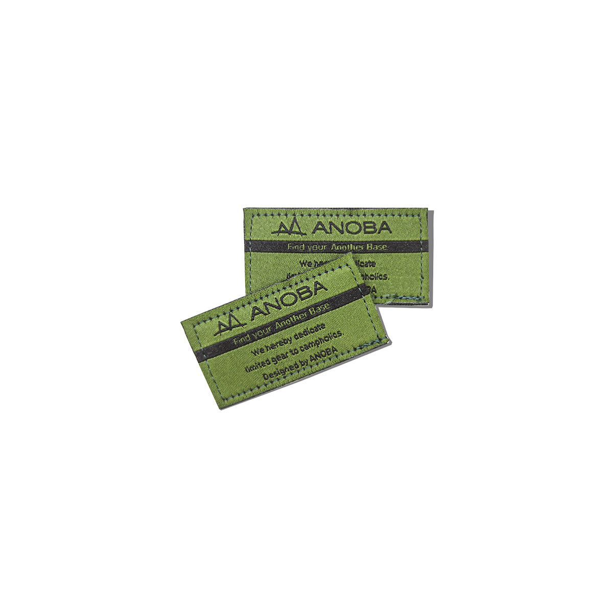 オリジナルワッペン 2枚セット オリーブ