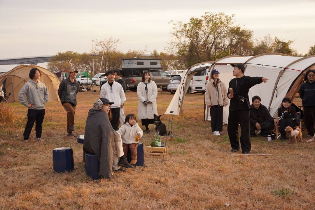久しぶりにわいわい、みんなでグループキャンプ