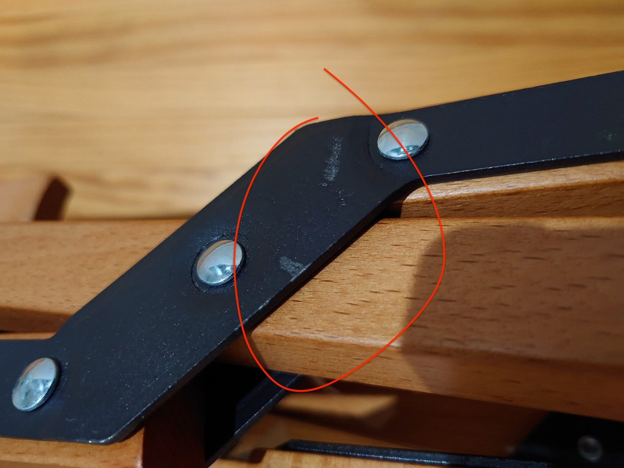 訳ありB品 ウッドハイバックチェアロータイプ ブラウン