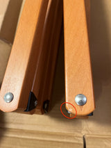 訳ありB品 ウッドハイバックチェア ホワイト