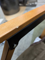 訳ありB品 ウッドハイバックチェアロータイプ ホワイト