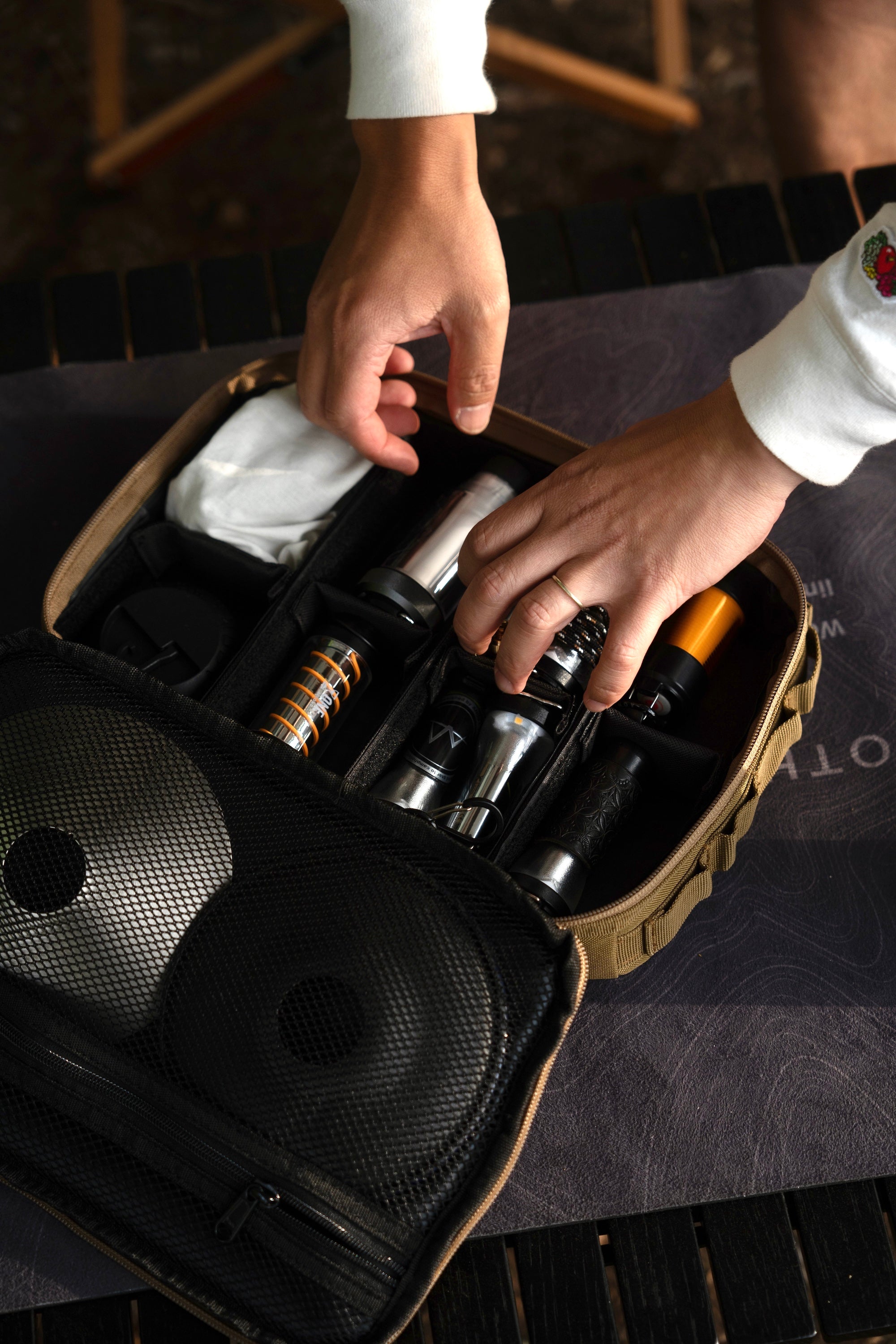 マルチミニボックス M Flat オリーブ