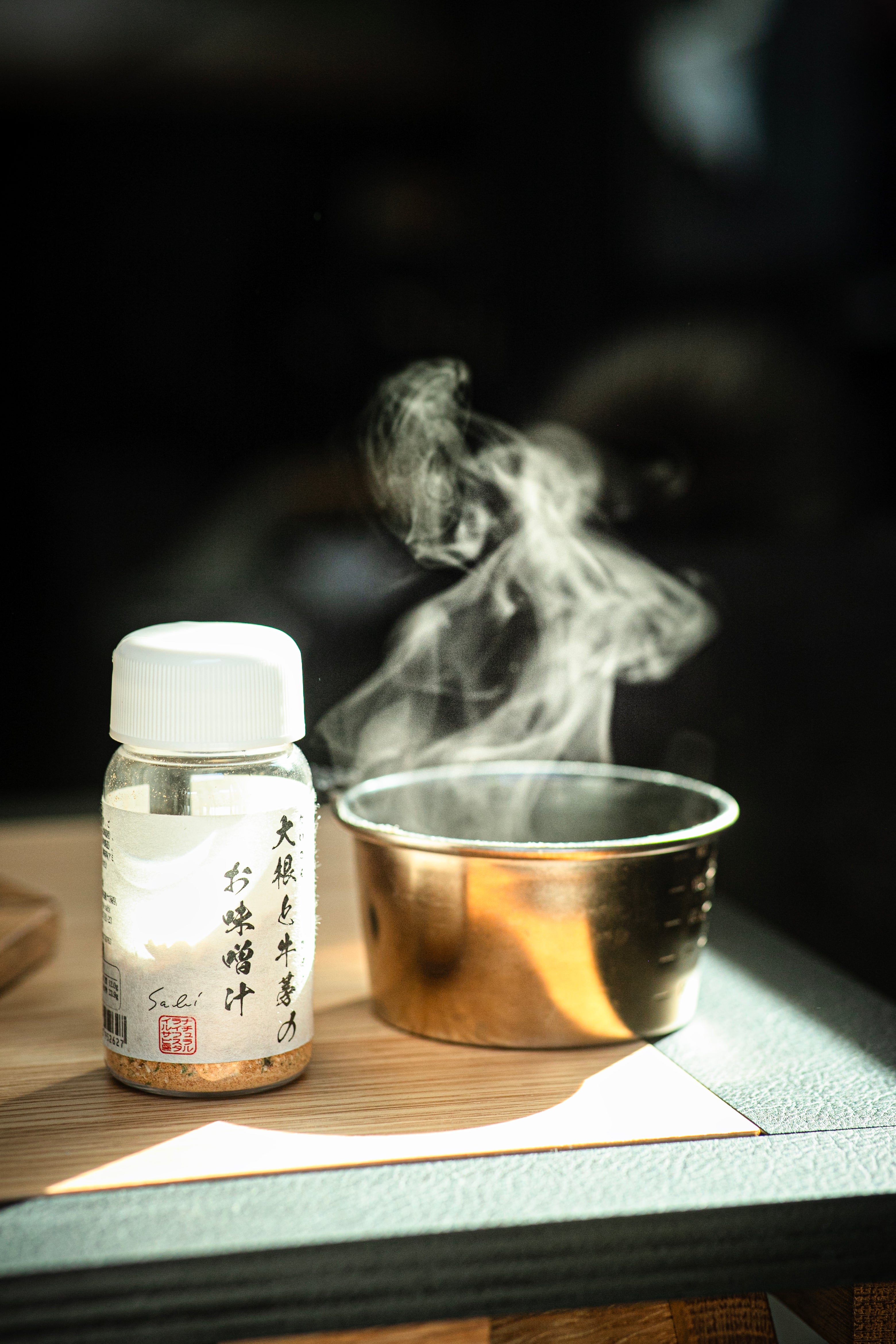 真作　オリジナル　デジタルアート　限定一点物　クリスタル　味噌汁 sabi × ANOBA たもぎ茸と椎茸の味噌汁 | キャンプ・アウトドア食品