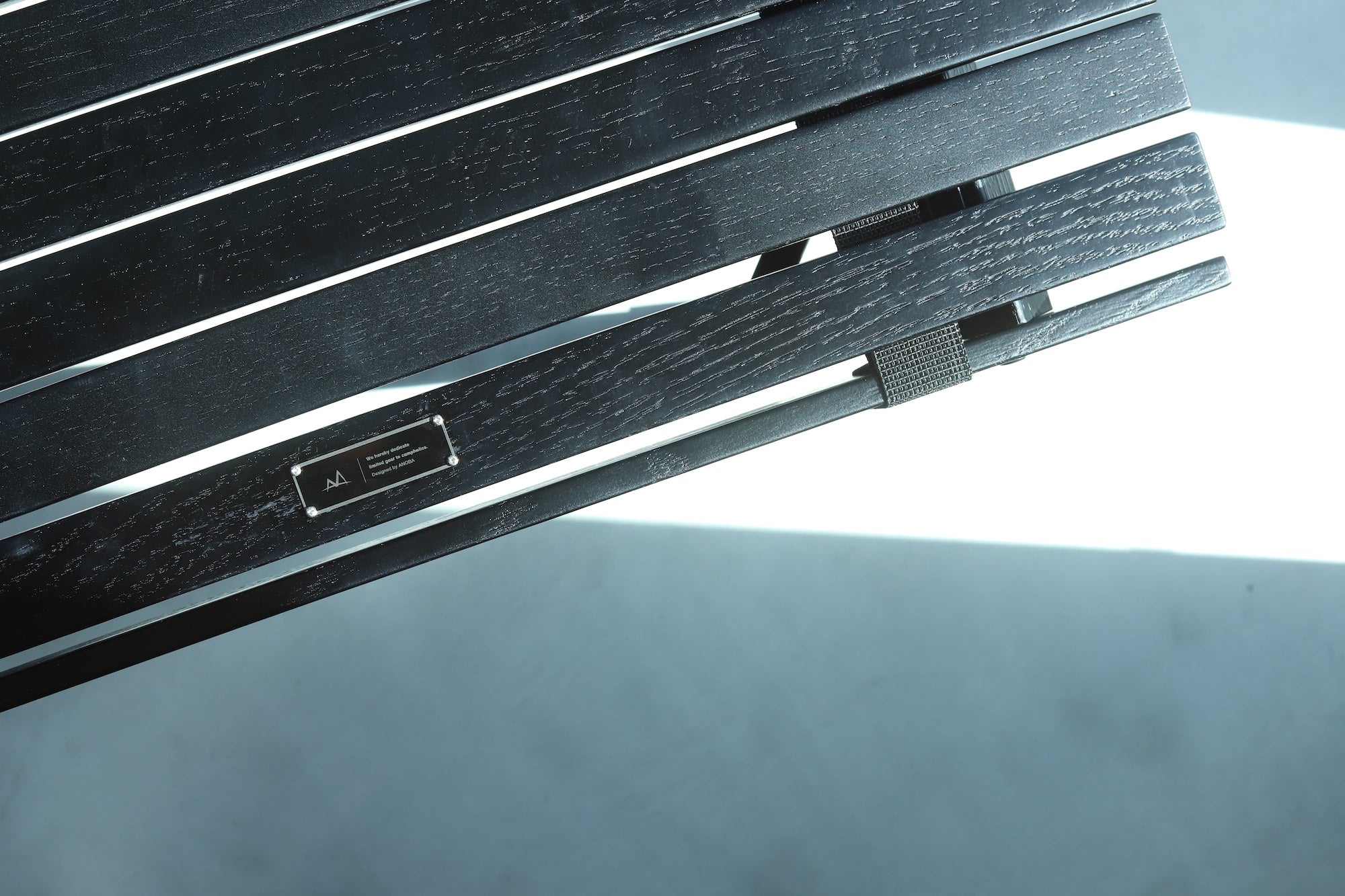 BLACK EDITION ウッドロールトップテーブル