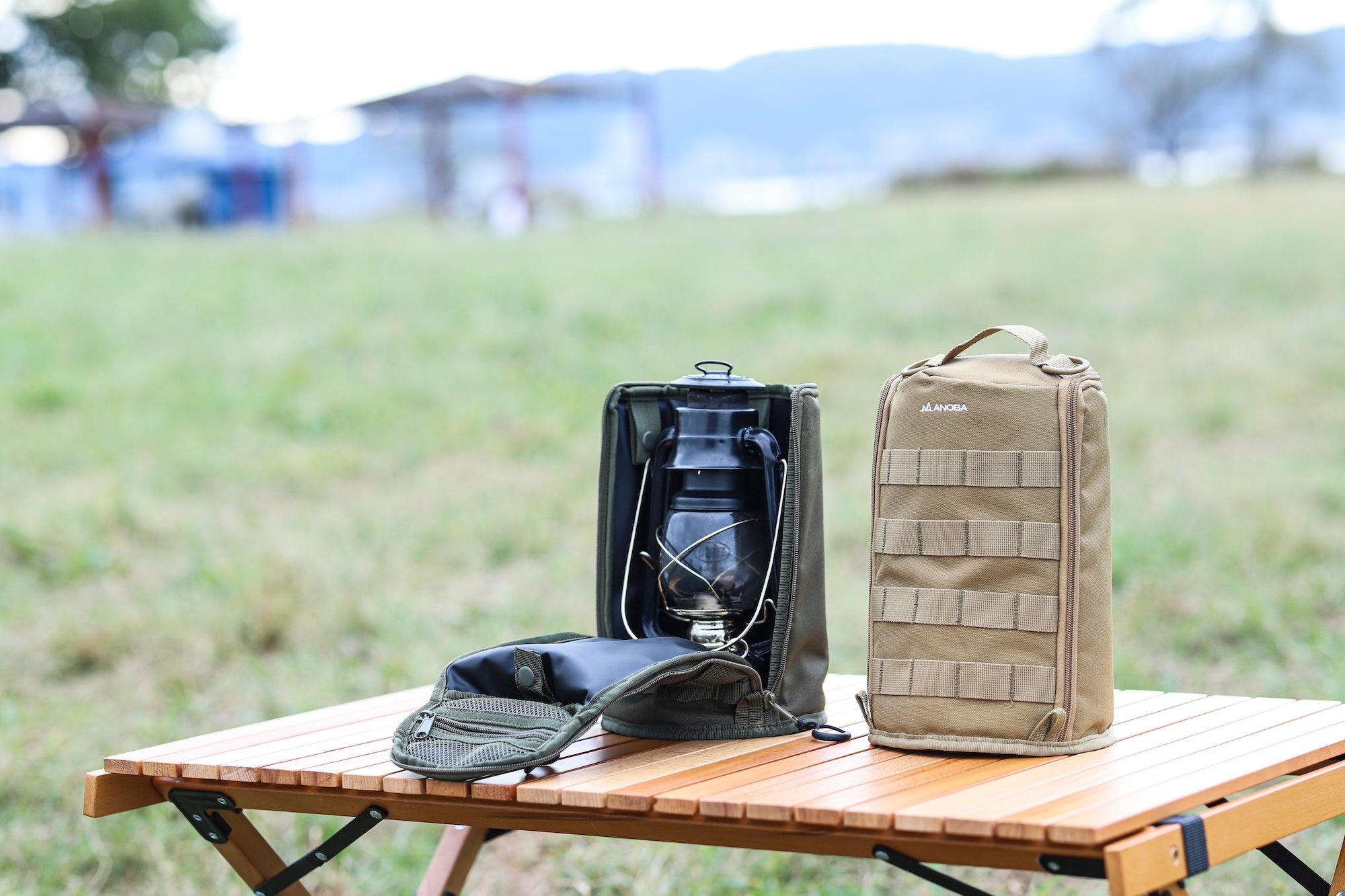 オイルランタンダストバッグ オリーブ