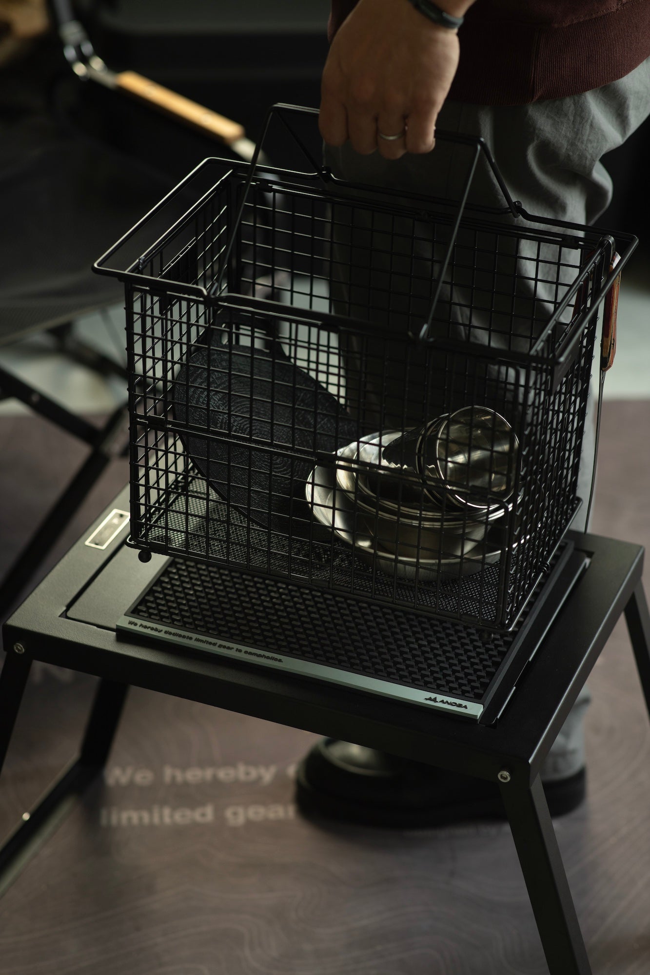 フォールディングワイヤーバスケット M